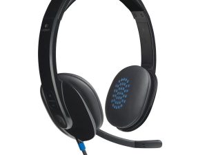 LOGITECH H540 Corded Headset - BLACK - USB