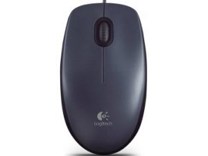 LOGITECH M90 Corded Mouse - GREY - USB - EWR2
