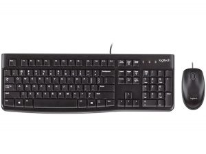 LOGITECH MK120 Corded Combo - BLACK - USB - US INT'L - EER