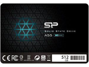 Silicon Power Ace - A55 512GB SSD SATAIII (3D NAND) 3D NAND, SLC Cache, 7mm 2.5'' Blue - Max 560/530 MB/s - Full Capacity