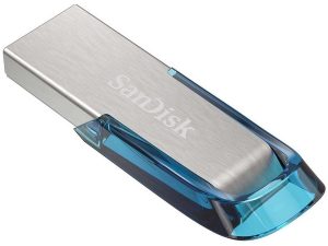 SANDISK Ultra Flair 64GB, USB 3.0, 150MB/s read - Tropical Blue