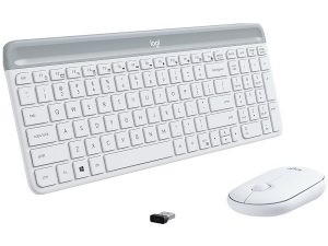 LOGITECH MK470 Slim Wireless Combo - OFF-WHITE - US INT'L