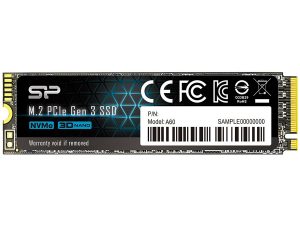 Silicon Power SSD P34A60 1TB M.2, 2280, PCIe 3.0 x4, Read/Write: 2200 / 1600 MB/s
