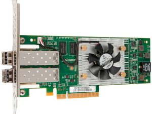 Qlogic 16Gb Dual Port FC HBA, PCIe Gen3 x4, LC multi-mode optic