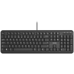 CANYON keyboard HKB-20 EN/BG Velvet Wired  Black