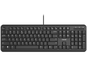 CANYON keyboard HKB-20 EN/BG Velvet Wired  Black