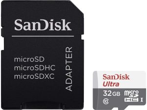 SANDISK Ultra microSDHC 32GB + SD Adapter 100MB/s Class 10 UHS-I