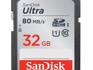 SANDISK Ultra 32GB SDHC Memory Card 120MB/s
