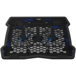 CANYON NS03, Cooling stand dual-fan with 2x2.0 USB hub, support up to 10”-15.6” laptop, ABS plastic and iron, Fans dimension:125*125*15mm(2pcs), DC 5V, fan speed: 800-1000RPM, size:340*265*30mm, 435g