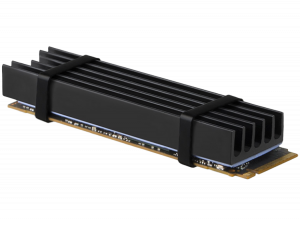 AXAGON CLR-M2L10 passive - M.2 SSD, 80mm SSD, ALU body, silicone thermal pads, height 10mm