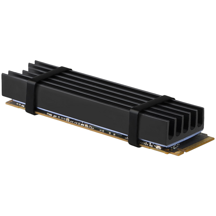 AXAGON CLR-M2L10 passive - M.2 SSD, 80mm SSD, ALU body, silicone thermal pads, height 10mm