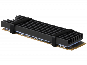 AXAGON CLR-M2L6 passive - M.2 SSD, 80mm SSD, ALU body, silicone thermal pads, height 6mm
