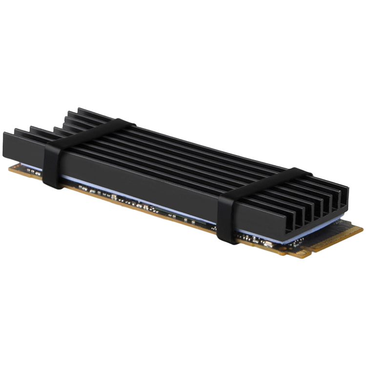 AXAGON CLR-M2L6 passive - M.2 SSD, 80mm SSD, ALU body, silicone thermal pads, height 6mm