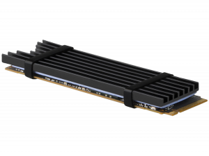 AXAGON CLR-M2L3 passive - M.2 SSD, 80mm SSD, ALU body, silicone thermal pads, height 3mm