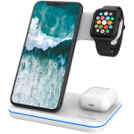 CANYON wireless charger WS-303 15W 3in1 White