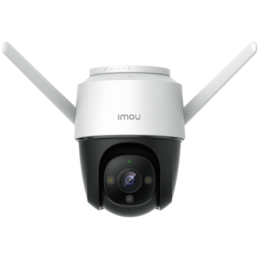 Imou Cruiser, full color night vision Wi-Fi IP camera 4MP, rotation 355° pan & 90° Tilt, 1/2.7"; progressive CMOS, H.265/H.264, 25fps@1440, 3.6mm Fixed lens, field of view: 88°, IR up to 30m, 16xDigital Zoom, 1xRJ45, Built-in Mic&Speaker, IP66.