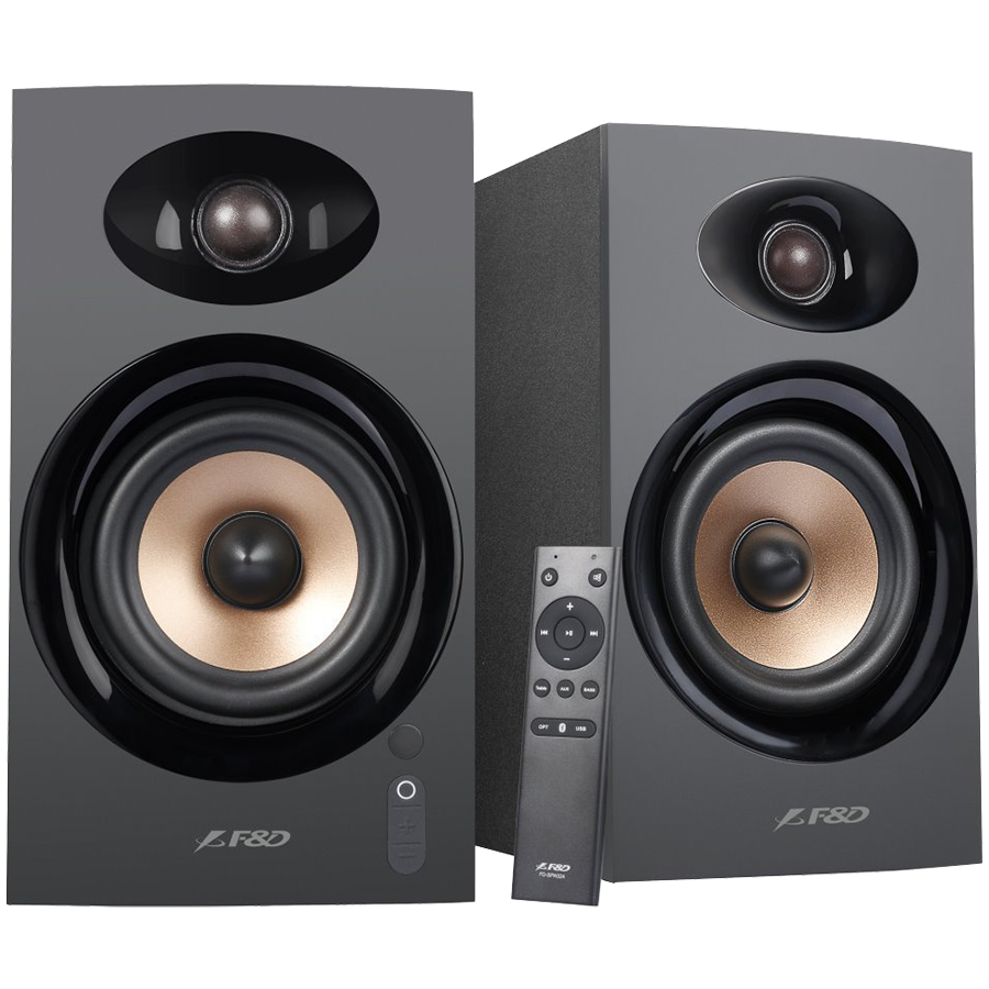 Multimedia Bluetooth Speakers R23BT Bluetooth 5.0, Optical, AUX, USB, 2*1" silk dome tweeter, 2*4" full range driver, 40W