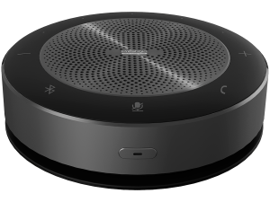 Prestigio Solutions Video Conferencing Speakerphone Alpha: 5W, 6 mic, 5m (Radius), Wireless charging, Connection via USB Type-C, AUX or BT4.2+EDR