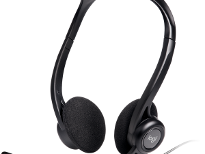 LOGITECH PC960 Corded Stereo Headset BLACK - USB