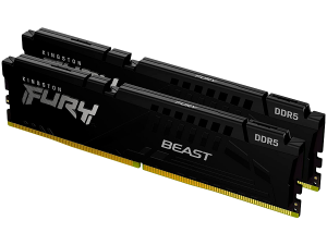Kingston DRAM 32GB 5200MT/s DDR5 CL40 DIMM (Kit of 2) FURY Beast Black XMP