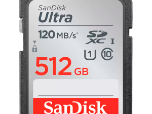 SANDISK Ultra 512GB SDXC Memory Card 150MB/s