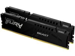 Kingston DRAM 32GB 5600MT/s DDR5 CL36 DIMM (Kit of 2) FURY Beast Black EXPO