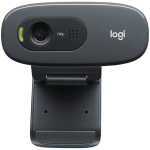 LOGITECH C270 HD Webcam - BLACK - USB