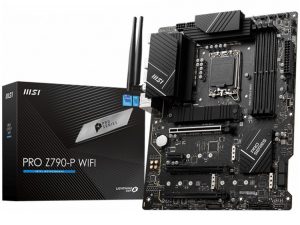 MSI PRO Z790-P WIFI, Socket 1700, Dual Channel DDR5 7000+MHz, 3x PCIe x16 slot, 4x M.2 slot, 1x HDMI, 4x USB 3.2 Gen 1, 4x USB 2.0, 1x USB 3.2 Gen 2, 7.1 HD Audio, 2.5Gbps LAN, 3Y