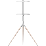 ONKRON Tripod Easel TV Stand for 32” – 65 Inch LED LCD OLED Screens up to 35 kg, White