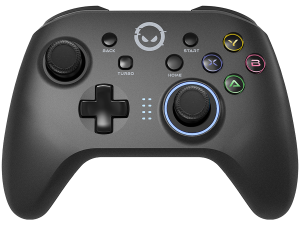 LORGAR TRIX-510, Gaming controller, Black, BT5.0 Controller with built-in 600mah battery, 1M Type-C charging cable ,6 axis motion sensor support nintendo switch ,android,PC, IOS13, PS3, normal size dongle,black