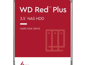 HDD NAS WD Red Plus (3.5'', 6TB, 256MB, 5400 RPM, SATA 6 Gb/s)