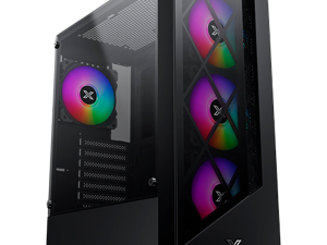Xigmatek Duke EN49158, ATX/M-ATX/Mini ITX, USB3.0x1 & 2.0x2, Meshed & TG Frontpanel, Left TG, Front 4PCS X24F Fan
