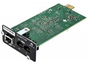 Vertiv 10/100 Mbit Ethernet SNMP, Device Web Page, with MIB and configuration cable