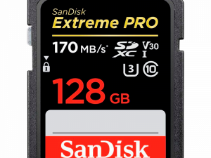 SANDISK Extreme PRO 128GB V60 UHS-II SD cards, 280/100MB/s,V60,C10,UHS-II