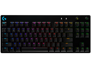 LOGITECH G PRO X TKL LIGHTSPEED Mechanical Gaming Keyboard - BLACK - US INT'L - TACTILE