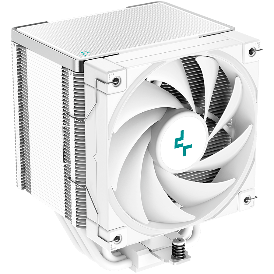 DeepCool AK500 WH, CPU Air Cooler, 1x120mm FK120 PWM Fan, TDP 240W, 5 Heatpipes, White, LGA2066/2011-v3/2011/1700/1200/115x, AMD AM5/AM4, 127x117x158 mm(LxWxH), 3Y, R-AK500-WHNNMT-G