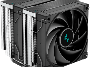 DeepCool AK620, CPU Air Cooler, 2x120mm PWM Fan, TDP 260W, 6 Heatpipes, LGA2066/2011-v3/2011/1700/1200/115x, AMD AM5/AM4, 129x138x160 mm(LxWxH), 3Y, R-AK620-BKNNMT-G