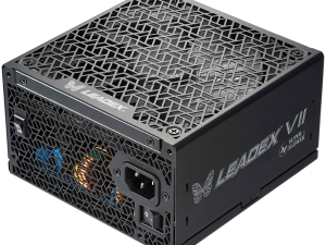 Super Flower Leadex VII XG 1300W ATX 3.1, 80 Plus Gold, Fully Modular, Flat Cables, 140mm Fan, 150mmx150mmx86mm, 10 Year Warranty