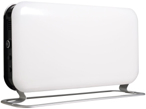2000W portable convection heatet, LED display, steel fronts, fan,alu feet