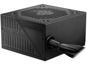 MSI MAG A600DN, 600W, 80 Plus Standart, 120mm Low Noise Fan, Protections: OCP/OVP/OPP/OTP/SCP/UVP, Dimensions: 150mmx140mmx86mm, 3Y Warranty