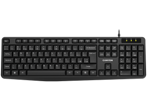 CANYON keyboard KB-1 EN/BG Wired Black