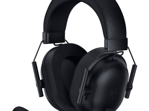 Razer BlackShark V2 HyperSpeed, Gaming Headset, Customized Dynamic 50 mm Driver, Oval Ear Cushions, 2.4 GHz wireless or Bluetooth or USB, Breathable memory foam cushions, Advanced Passive Noise Isolation, THX Spatial Audio