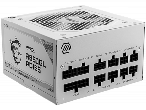 MSI MAG A850GL PCIE5, 850W, 80 Plus Gold, 120mm Fluid Dynamic Bearing Fan, Protections: OCP/OVP/OPP/OTP/SCP, Dimensions: 150mmx140mmx86mm, 7Y Warranty