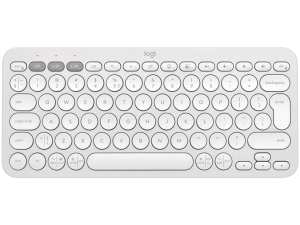 LOGITECH K380S Multi-Device Bluetooth Keyboard - TONAL WHITE - US INT'L