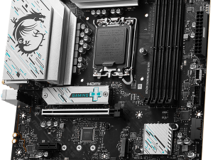 MSI Main Board Desktop B760M GAMING PLUS WIFI, LGA 1700, 4xDDR5, mATX, Dual Channel DDR5 6800(OC)MHz, 2x PCIe x16 slots, 2x M.2 slots, 2x HDMI, 2x USB 3.2 Gen 2x2, 4x USB 3.2 Gen 1, 4x USB 2.0, 7.1 HD Audio, 2.5Gbps LAN, WI-Fi 6E, BT, 3Y