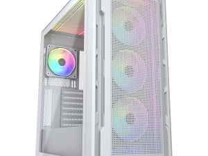 COUGAR UNIFACE RGB PC Case, Mid Tower, White