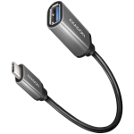 AXAGON RUCM-AFAC USB 3.2 Gen 1 Type-C Male > Type-A Female, cable adapter 0,2m, 3A, ALU