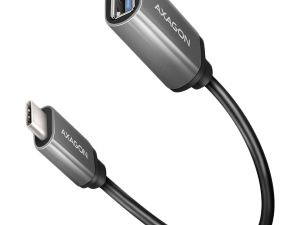 AXAGON RUCM-AFAC USB 3.2 Gen 1 Type-C Male > Type-A Female, cable adapter 0,2m, 3A, ALU