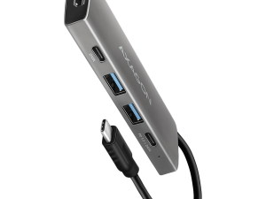 AXAGON HMC-5H USB-C 3.2 Gen 1 hub, 3x USB-A, 4K HDMI, PD 100W, 100cm USB-C cable