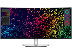 Monitor DELL UltraSharp U4025QW 40" Curved, 5120x2160, WUHD, 120Hz, IPS AG, 21:9, 1000:1, 450 cd/m2, 8ms/5ms, 178/178, DP, HDMI, 2xThunderbolt4 (90W), 3xUSB-C, 5xUSB-A, RJ-45, Audio line out, 2x9W Speakers, Tilt, Swivel, Height Adjust (15cm), 3Y